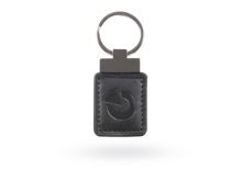 RFID kožený přívěsek - černý